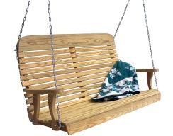 Creekvine Designs Treated Pine High Crossback Porch Swing