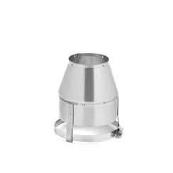 HomeSaver UltraPro 4 Inch Female to 3 Inch Female Chimney Liner Adaptor