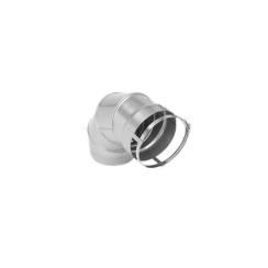 HomeSaver UltraPro 90 Degree Elbow with Band Connection for 8 inch Chimney Liner