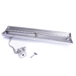 HPC 25 Inch Torpedo Trough Burner and Interlink Insert - Match Lit