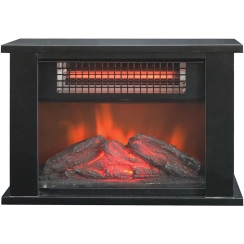 LifeSmart 1000W Tabletop Infrared Fireplace Electric Space Heater