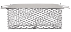 Hy-C 13 x 20 Inch Stainless Steel Universal Chimney Cap with 3/4 Inch Mesh