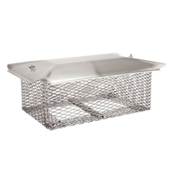 Hy-C 13 x 20 Inch Stainless Steel Universal Chimney Cap with 5/8 Inch Mesh