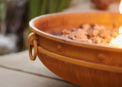 Fire Pit Art Emperor Gas Fire Pit - Electronic Ignition