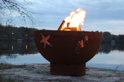 Fire Pit Art Sea Creatures Gas Fire Pit