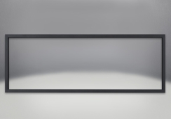Napoleon Black and Stainless Steel Trim Kit for 50 Inch See Thru Vector Fireplaces