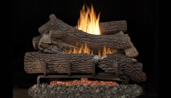 Superior 36 Inch Mega-Flame Outdoor Gas Log Set