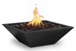 The Outdoor Plus 24 Inch Maya Powder Coated Gas Fire Bowl