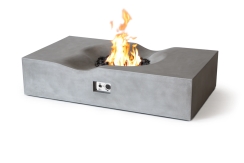 Pyromania Fire Features 60 Inch Venice Concrete Gas Fire Table