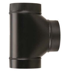 Imperial 8 Inch Seamed Stove Pipe Tee