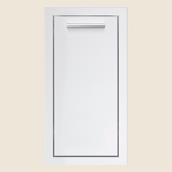 Summerset 14 Inch Stainless Steel Narrow Trash Drawer