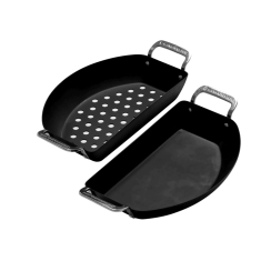 Kamado Joe Half Moon Karbon Steel Pan Set