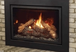 Kingsman Clean View Slim Front - Deep Model - For IDV26 Series Fireplace Inserts