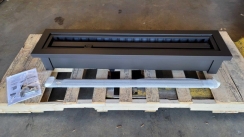 (Open Box Item) - Kingsman 48 Inch Barbara Jean Collection Outdoor Linear Firestand with Manual Controls