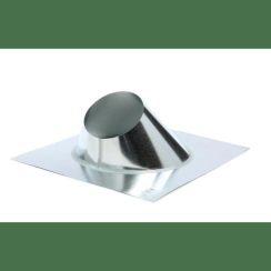 Kingsman Z58AF2 8/12 - 12/12 Roof Flashing with Storm Collar- 8 Inch Inner Diameter