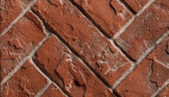 Kingsman 4 Piece Refractory Red Herringbone Liner Kit - For HBZDV4740 Series Fireplaces