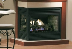Kingsman Tempered Glass Corner View Kit - For MDV31 Corner Series Fireplaces