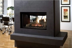 Kingsman Tempered Glass See Through View Kit - For MDV31 See Through Fireplaces