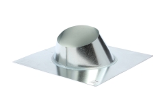 Kingsman ZDVAAF Roof Flashing with Storm Collar - 7 Inch Inner Diameter