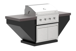 Videl 84 Inch Legacy Outdoor Kitchen Island with 36 Inch Gran Fuego Grill