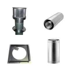 Majestic DVP-TRFK Thru Roof Flex Termanition Kit - 5 Inch Diameter