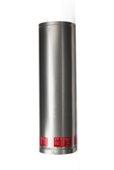Majestic SL300 8-Inch Inner Diameter Stainless Steel Chimney Pipe with Aluminized Outer Wall - 36 Inch Length