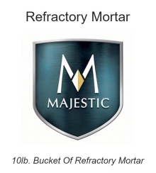 Majestic 10 lb. Container of Refractory Mortar