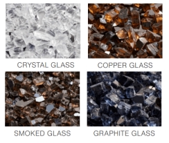 Majestic 5 Pounds of Crushed Fire Glass