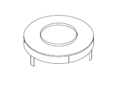 Majestic 14 1/2" Round Flashing Adapter Kit