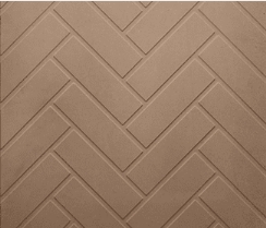 Majestic Herringbone Molded Brick Panels