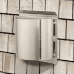 Majestic Horizontal High Performance Termination Cap with Long Flue - For DVP Pipe Systems