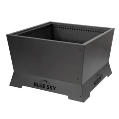 Blue Sky Outdoor Living 28 Inch Square Mammoth Dual-Fuel Smokeless Fire Pit