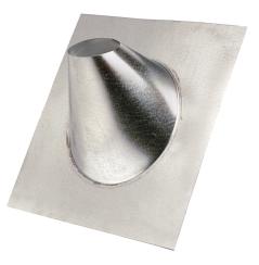 Metal-Fab 12/12 Type B Round Chimney Flashing - For Chimney Pipes with a 3 Inch Inner Diameter