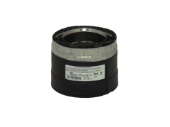 Metal-Fab 5 Inch Diameter DuraVent to Metal-Fab Adapter - Black