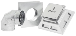 Metal-Fab 4 Inch Diameter Horizontal Termination Kit