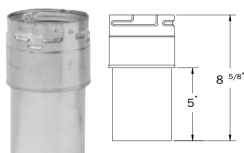 Metal-Fab EasyOut Draft Hood Connector - 4 Inch Inner Diameter