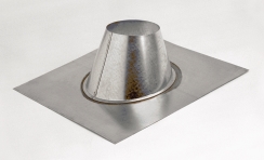 Fireproof Flue Pipe Extra Thick Brushed Aluminum Flashing Metallic