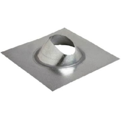Metal-Fab Type B Adjustable Oval Chimney Flashing - For 5 Inch Oval Chimney Pipes