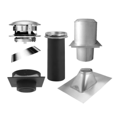 Selkirk Ultra-Temp Chimney Pipe Flat Ceiling Support Kit - For 6-Inch Inner Diameter Ultra-Temp