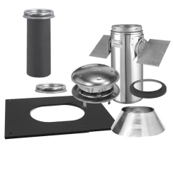 Selkirk Ultra-Temp Chimney Pipe Stainless Pitched Ceiling Support Kit - For 6-Inch Inner Diameter Ultra-Temp