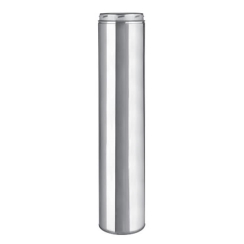 Selkirk Ultra-Temp 6-Inch Inner Diameter All-Fuel Stainless Steel Chimney Pipe - 18-Inch Length