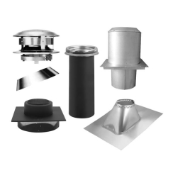 Selkirk Ultra-Temp Chimney Pipe Flat Ceiling Support Kit - For 8-Inch Inner Diameter Ultra-Temp