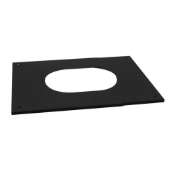 Selkirk Ultra-Temp Chimney Pipe Adjustable 0/12 to 6/12 Pitched Ceiling Plate - For 8-Inch Inner Diameter Ultra-Temp