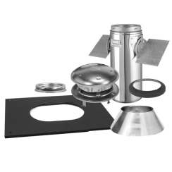Selkirk Ultra-Temp Chimney Pipe Stainless Pitched Ceiling Support Kit - For 8-Inch Inner Diameter Ultra-Temp