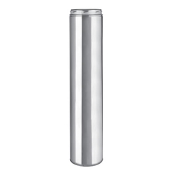Selkirk Ultra-Temp 8-Inch Inner Diameter All-Fuel Stainless Steel Chimney Pipe - 18-Inch Length