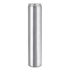 Selkirk Ultra-Temp 8-Inch Inner Diameter All-Fuel Stainless Steel Chimney Pipe - 24-Inch Length