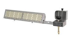 MHP Grills Stainless Steel Infrared Rear Rotisserie Burner for Built-In Gas Grills