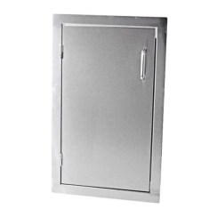 MHP Grills 17 x 28 Inch Stainless Steel Vertical Single Door