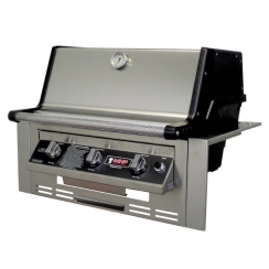 MHP Grills 27 Inch TRG2 Stainless Steel Built-In Infrared Gas Grill Head with SearMagic Grids
