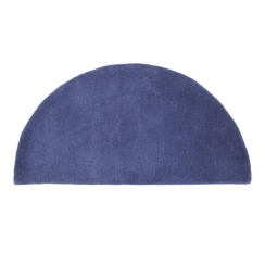 Minuteman 44 x 22 Inch Solid Color Half Round Hearth Rug